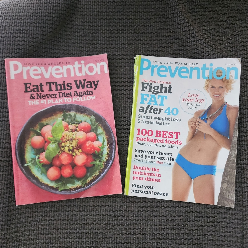 Prevention Magazine Issues June and July 2013